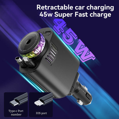 5-in-1 Car Charger StarNight – Star Projector + Aromatherapy + 45W Fast Charge